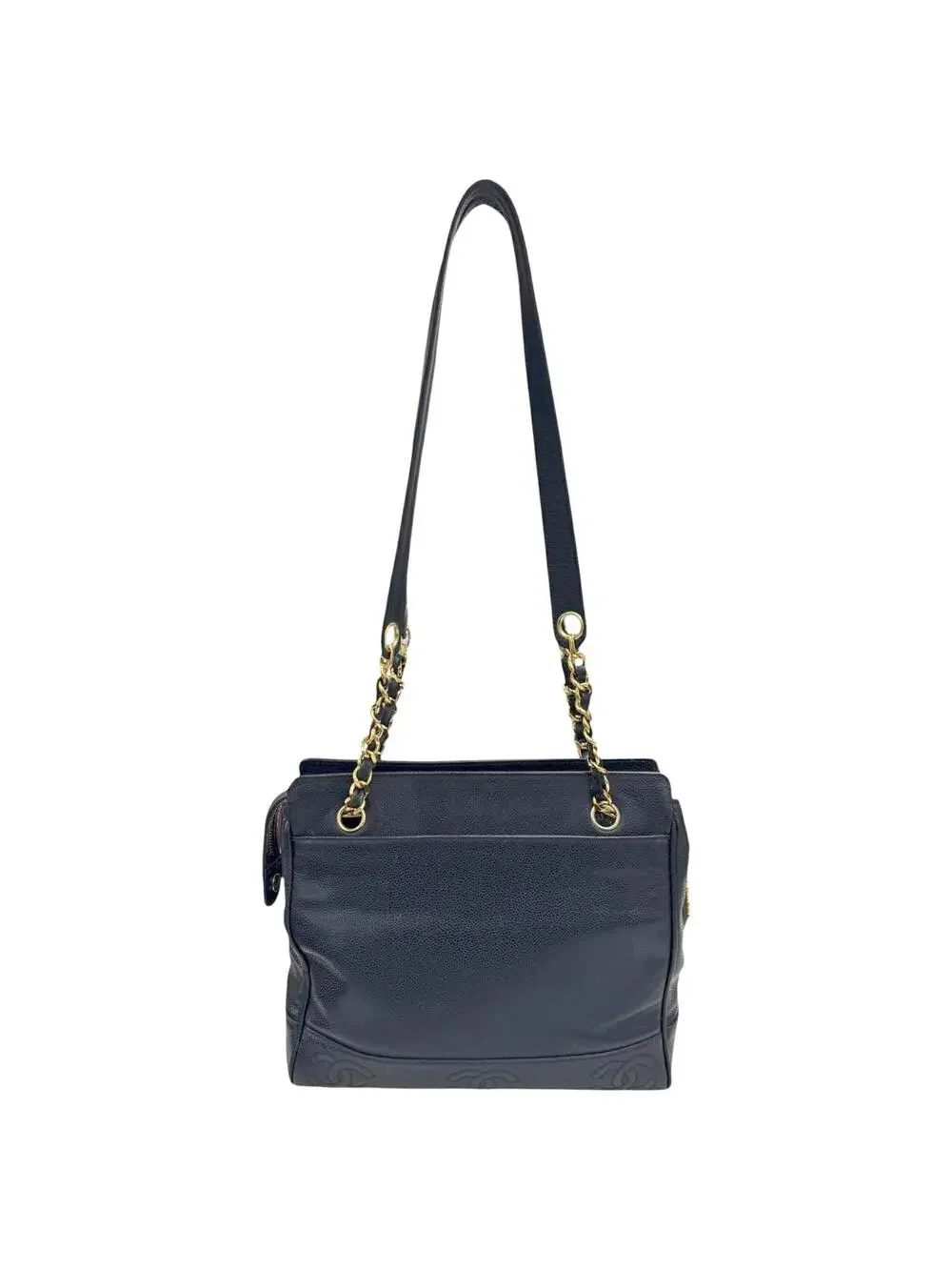 Chanel Vintage Stitched Cc Shoulder Bag #309119C22B